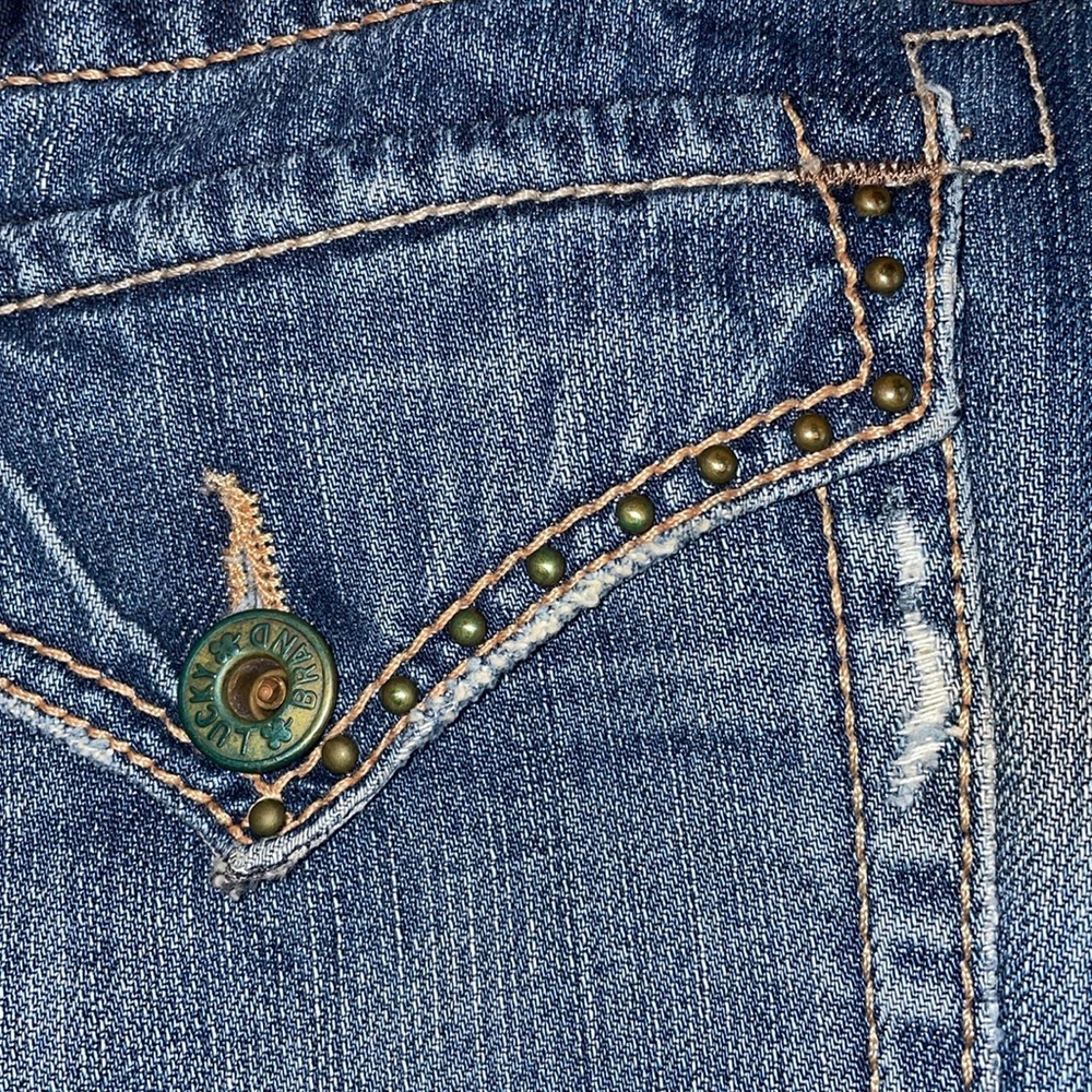 Lucky Brand Kane lil Maggie jeans Sz 4 - Picture 15 of 16